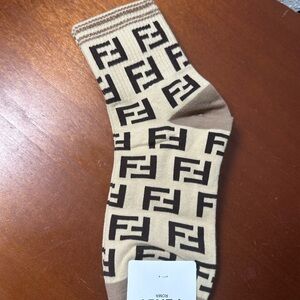 Fendi Tan Women's Socks